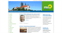 Desktop Screenshot of gruene-meissen.de